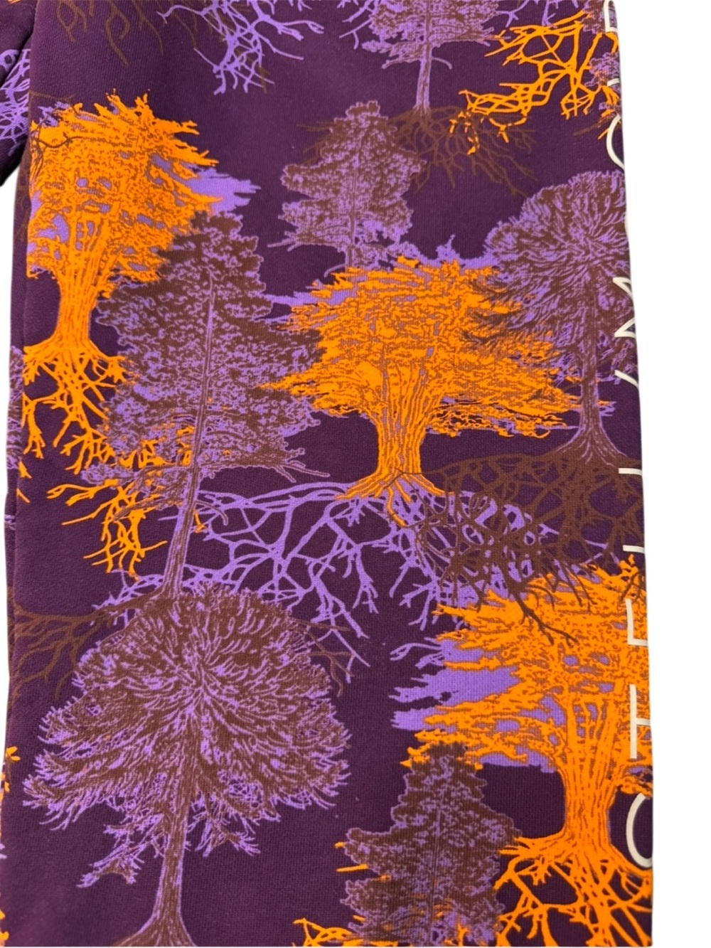 Adidas x Stella McCartney Printed Joggers Psychedelic Tree Purple & Orange Large - Picture 15 of 16